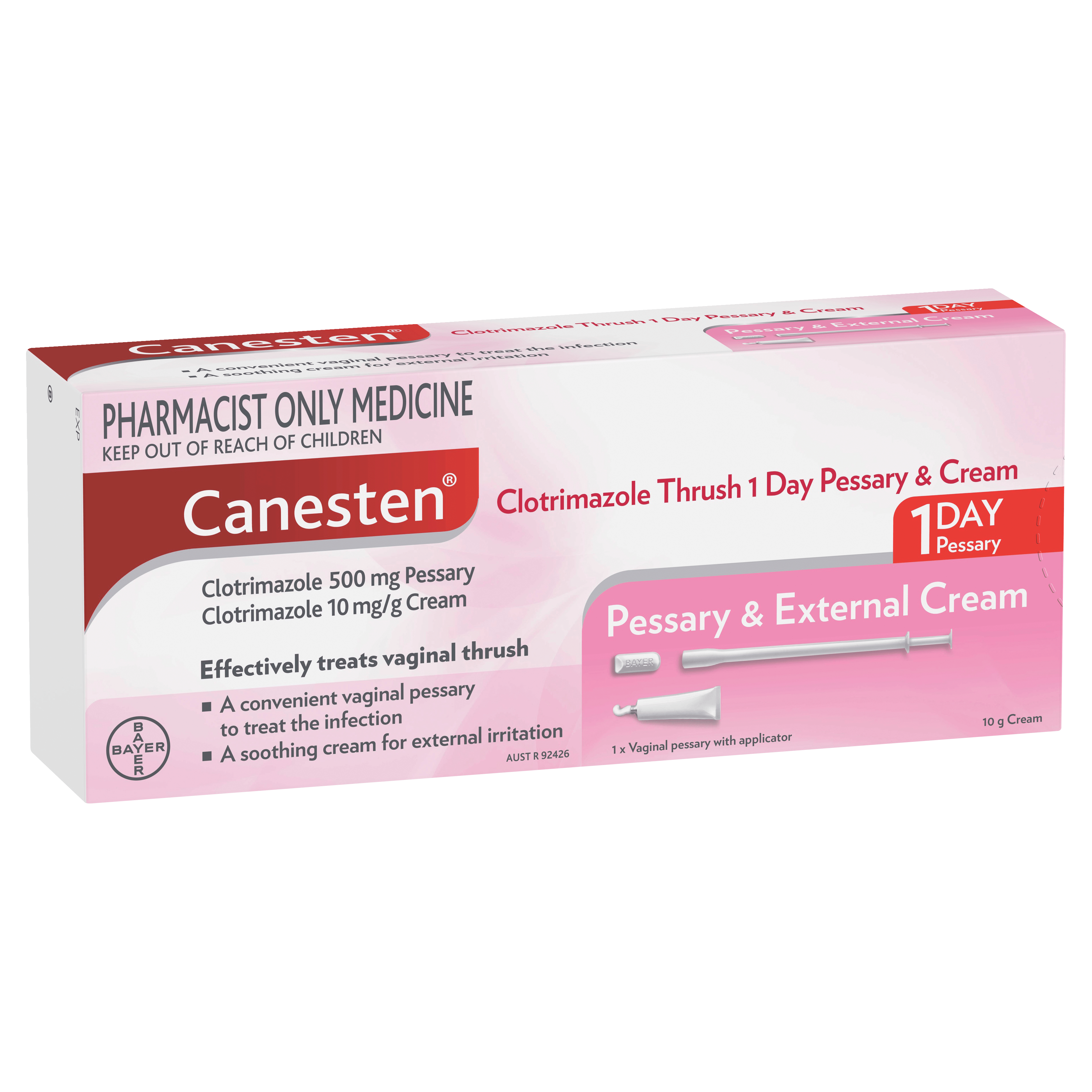 Canesten® 1 Day Pessary + External Cream