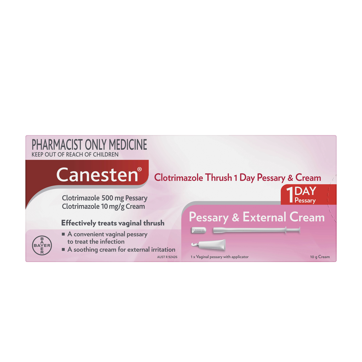 Canesten® 1 Day Pessary + External Cream